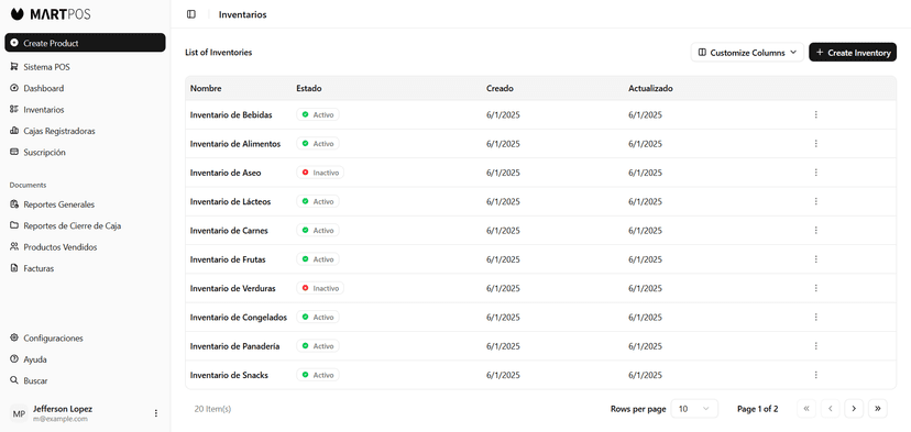 1. Create Your Inventory