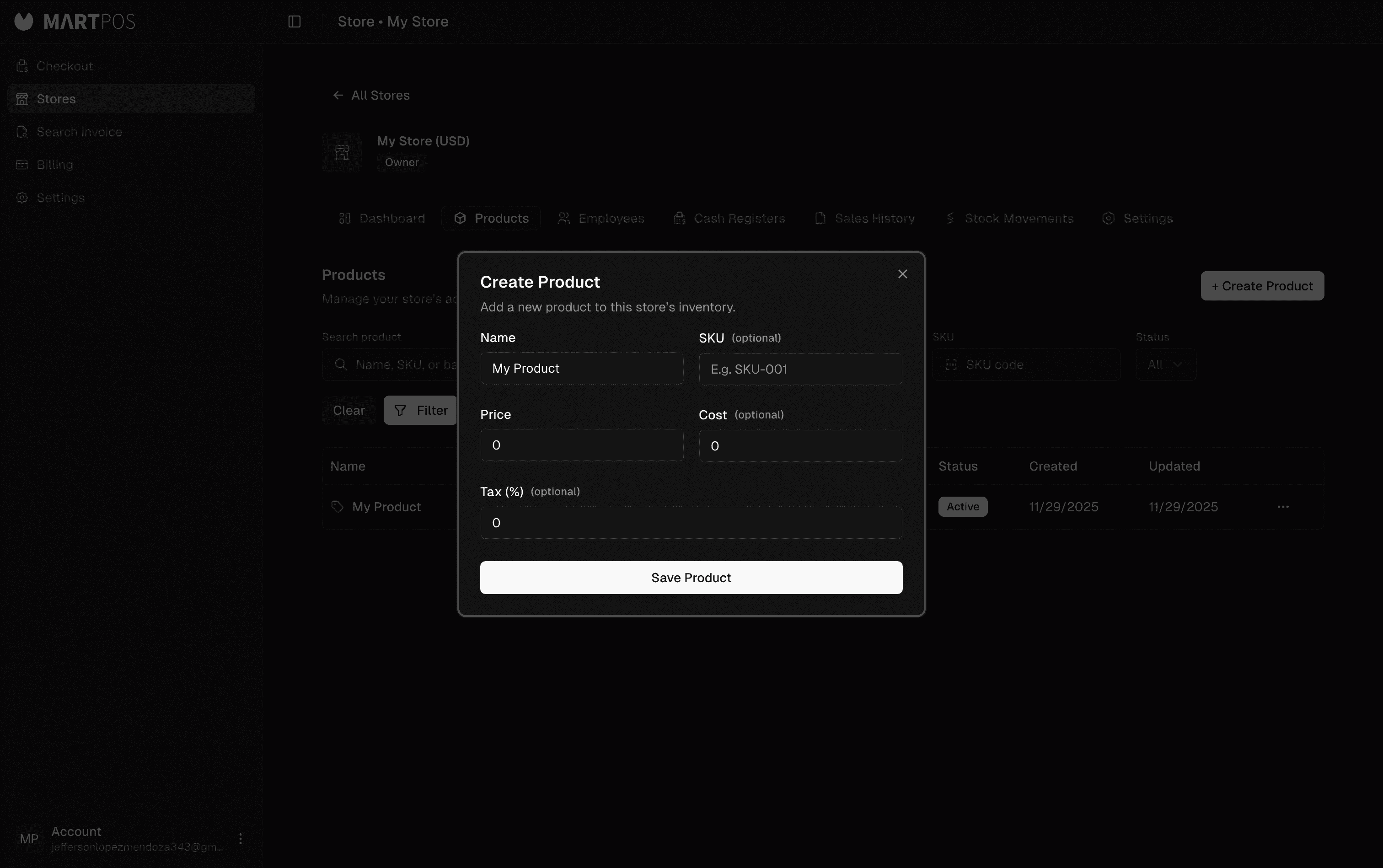 2. Add your products