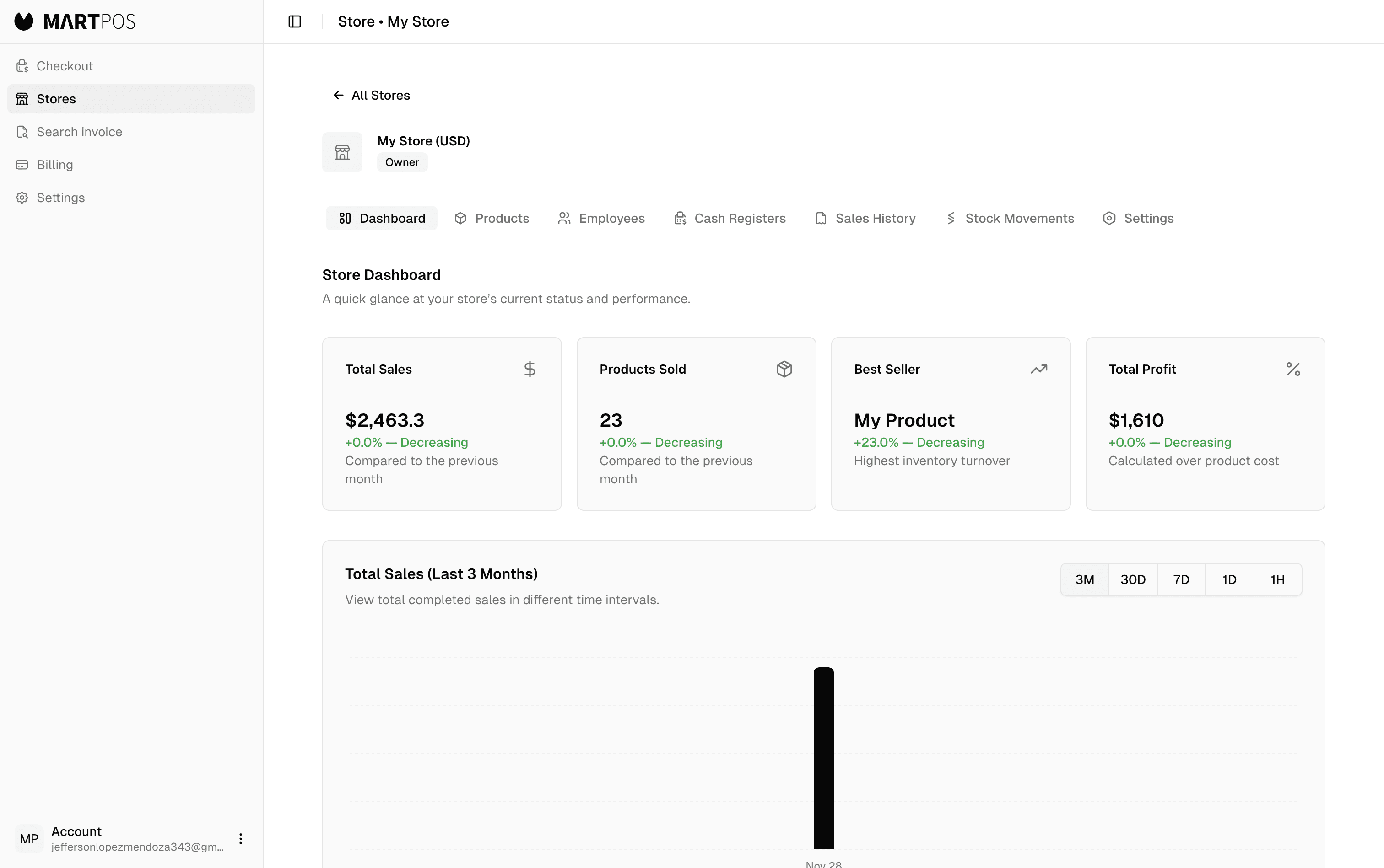 mart pos overview illustration light